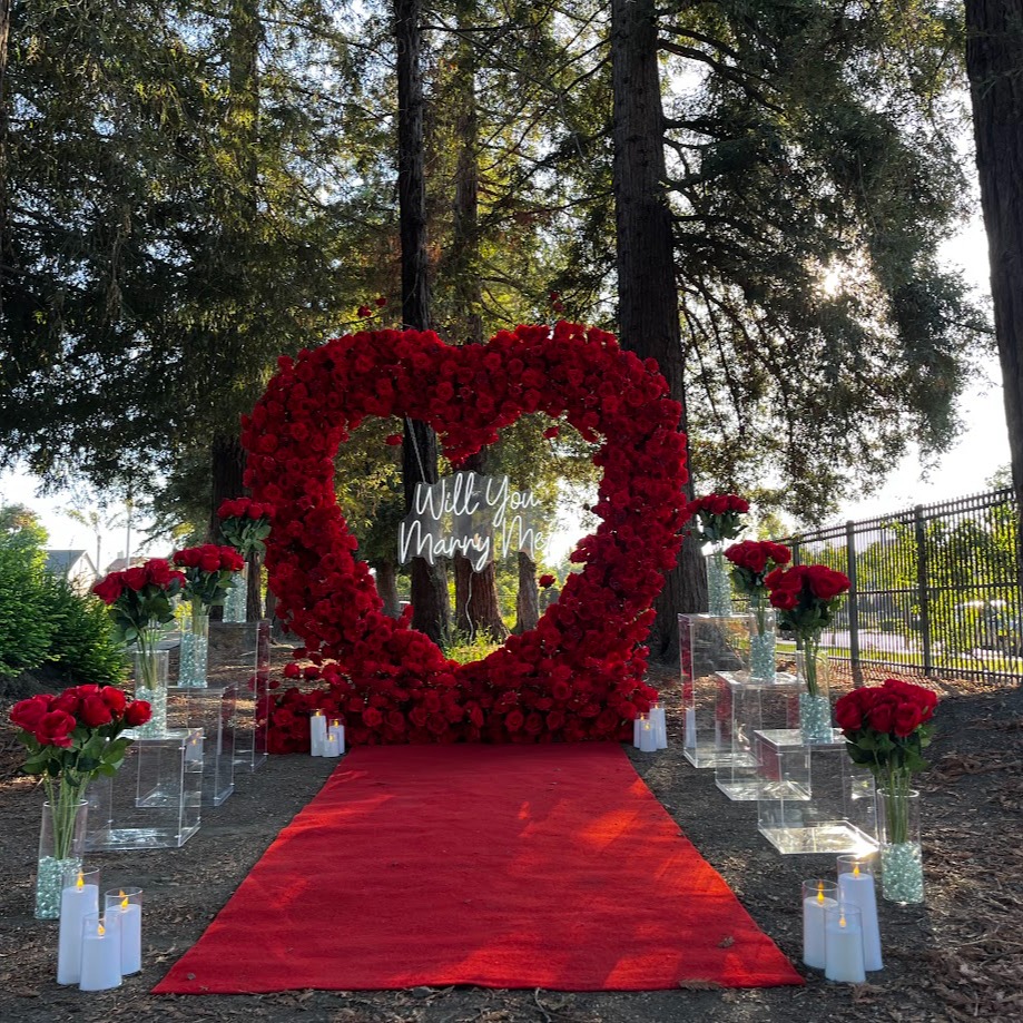 The Ever After Package with Flowers in Vases